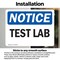 Signmission Test Lab, 10 in W x Rectangle, Vinyl Decal OS-2PACK-NS-D-710-L-18543 - alternate 4